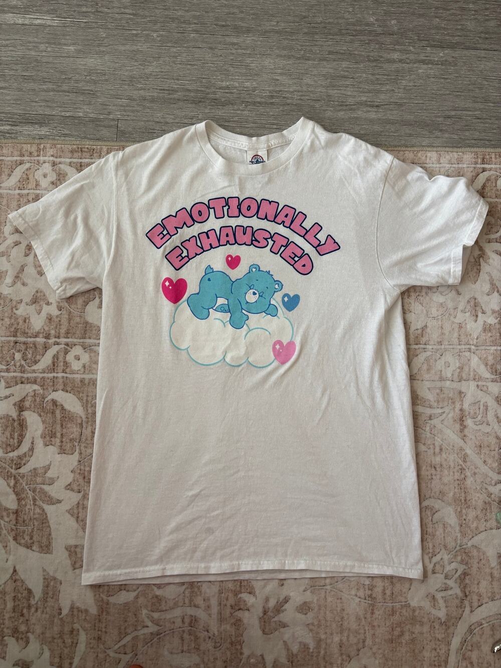 Emotionally Exhausted Care Bears Graphic Tee